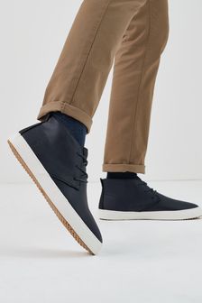 Navy Blue Low Sport Boots