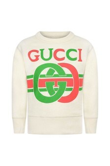 GUCCI Kids Boys Logo Sweater