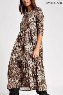 next dresses animal print