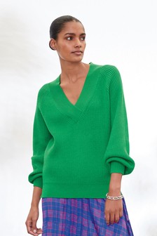 bright green jumper womens