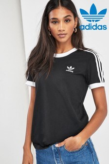 black adidas shirt womens