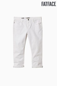 fat face white jeans