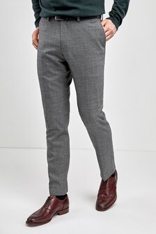 mens light grey skinny trousers