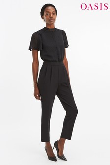 oasis black jumpsuit