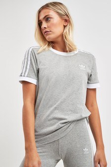adidas t shirt womens grey