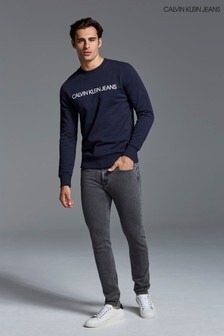 calvin klein men's jeans grey