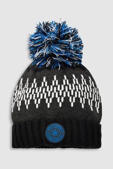 next mens bobble hat