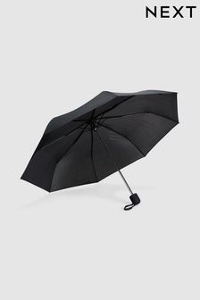Black Umbrella With Easy Grip Handle
