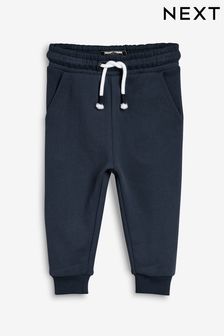 Navy Blue Soft Touch Jersey Joggers (3mths-7yrs)