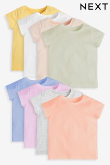 Multi 8 Pack Cotton T-Shirts (3mths-7yrs)