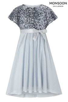 monsoon grey maxi dress