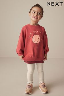 Red Smile Character Long Sleeve Top and Legging Set (3mths-7yrs)