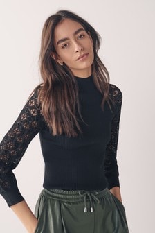 Next ladies jumpers black 2025