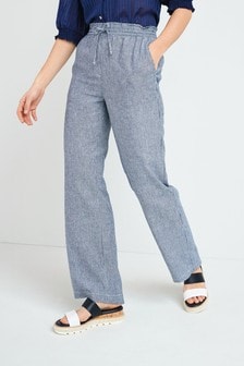 Casual Linen Women Trousers | Next USA
