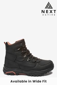 Black Next Active Sports Performance Forever Comfort® Waterproof Walking Boots