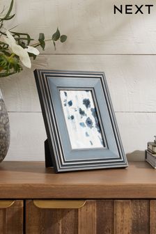 Navy Blue Navy Blue Wolton Painted Wood Photo Frame