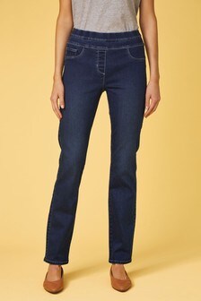stretch denim bootcut leggings