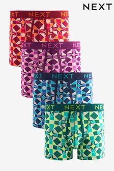 Tile Print Geo A-Front Boxers
