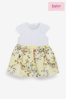 ted baker girls yellow dress