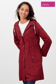 joules purple rainmoore plain waterproof raincoat
