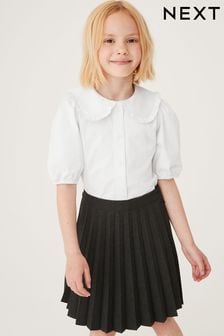 Grey Pleat Skirt (3-16yrs)