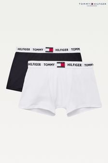 Tommy Hilfiger Boys White Cotton Boxer Shorts Set