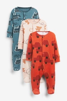 next baby boy sleepsuits