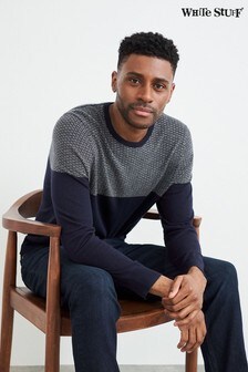 Colourblock Blue Jumpers Whitestuff 