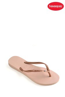 rose gold havaianas with diamante