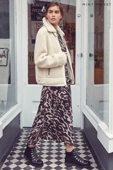 mint velvet leopard dress