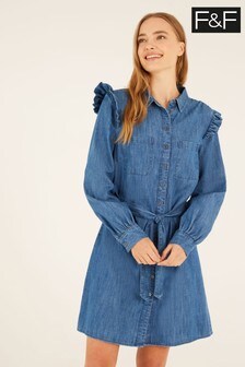 next womens denim dress
