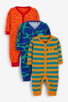Bright Abstract 3 Pack Footless Sleepsuits (2-3yrs)
