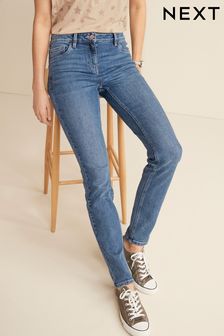 Mid Blue Denim Essential Skinny Fit Jeans
