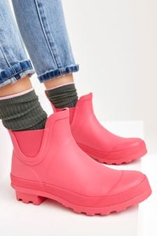 Pink Ankle Wellies