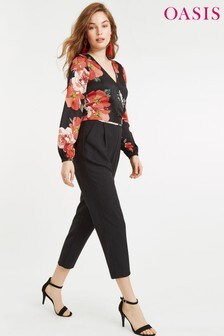 oasis velvet jumpsuit