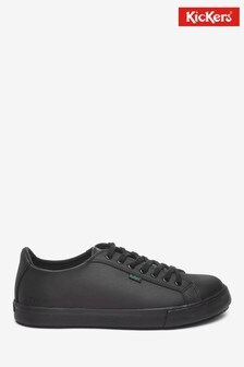 black tovni lacer flat shoes
