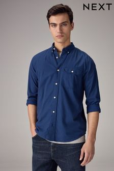 Dark Blue Soft Touch Long Sleeve Shirt