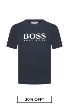 Boss Kidswear Boys Logo Cotton Top