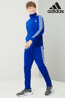 adidas tiro tracksuit blue
