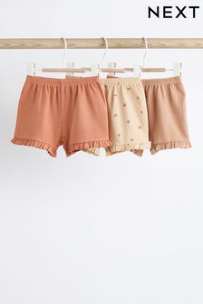 Beige/Cream Baby Shorts 3 Pack