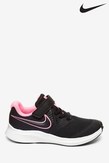 girls navy nike trainers