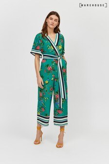 warehouse green jumpsuit