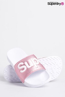 pink and white sliders