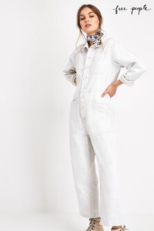 white boiler jumpsuit