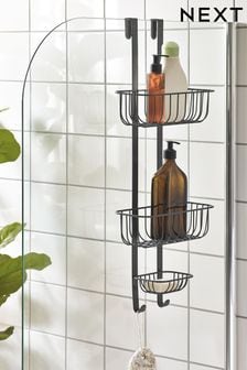 Charcoal Grey Charcoal Grey Bronx Over Door Shower Caddy