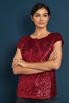 next sequin tops