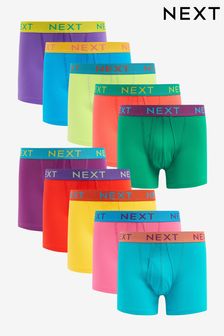 Bright Contrast Colour Waistband A-Front Boxers