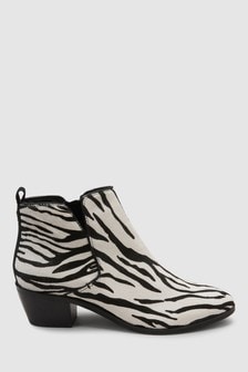 zebra print boots uk