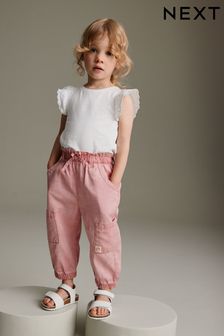 Pink Cargo Trousers (3mths-7yrs)