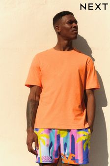 Orange Essential Crew Neck T-Shirt